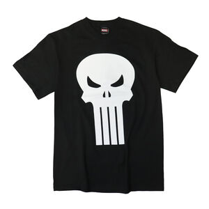 Vintage Marvel Mad Engine Punisher Skull Graphic T-Shirt Size M